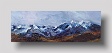 cuillins from glen brittle  oil on board    38 x 13cm